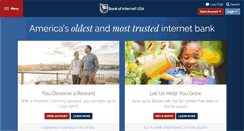 Desktop Screenshot of bankofinternet.com
